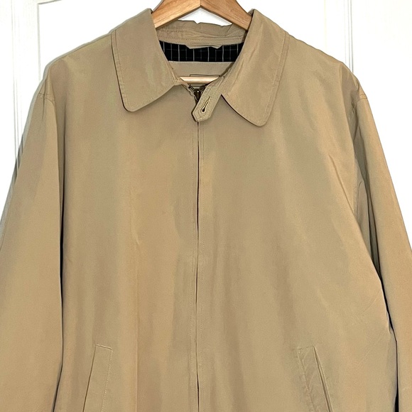 L.L. Bean Men's Size L Khaki Warm-Up Harrington Bomber Style, Classic, Preppy - Picture 2 of 13